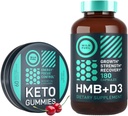 WILD FUEL HMB D3 ve Keto MCT Oil Gummies Energy Chews Power and Recovery Sche