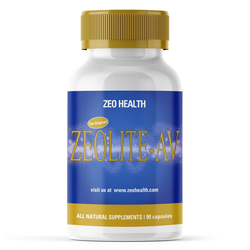 ZEOLITE-AV Capsules | Potent Immune System Alert with Humic Acid | Restore Trace Minerals, Replenish Electrolytes, & Take Toxins | Optis, Restful Sleep, & Alleviates Brain Fog (90 Count)