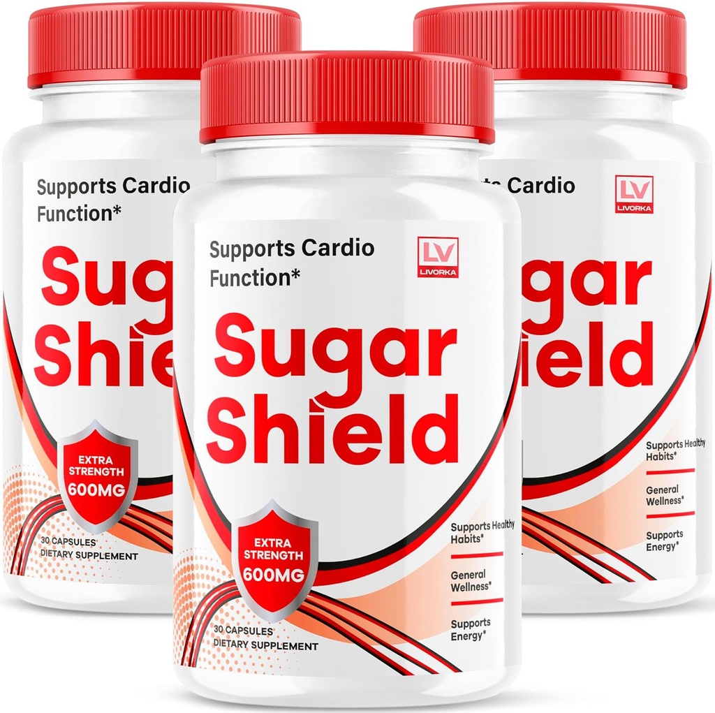 (3 Pack) Sugar Shield, Sugar Shield Blood Support, Sugar Shield Pills, Sugar Shield Capsules, Sugar Shield All Natural, SugarShield, Sugar Shield Advanced Formula, Sugar Shield Yorumlar, 90 Capsules