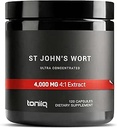 Κάψουλες Wort του Αγίου Ιωάννη (Non-GMO) - Συμπυκνωμένο εκχύλισμα 7X - 0. 3% Hypericin - Εξαιρετικά καθαρό και βιοδιαθέσιμο - 120 κάψουλες