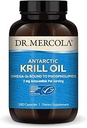 Dr. Mercola Antarktika Krill Oil - 1000 mg - Omega-3 Supplement with EPA & DHA - Supports Brain, Heart, Joint & Immune Health - GMO-Free, Gluten-Free & Soy-Free - 180 Capsules (90 hizmet)