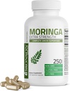 Bronson Moringa Ekstra Güçlü Kapsüller Moringa Oleifera Toz, 250 Kont