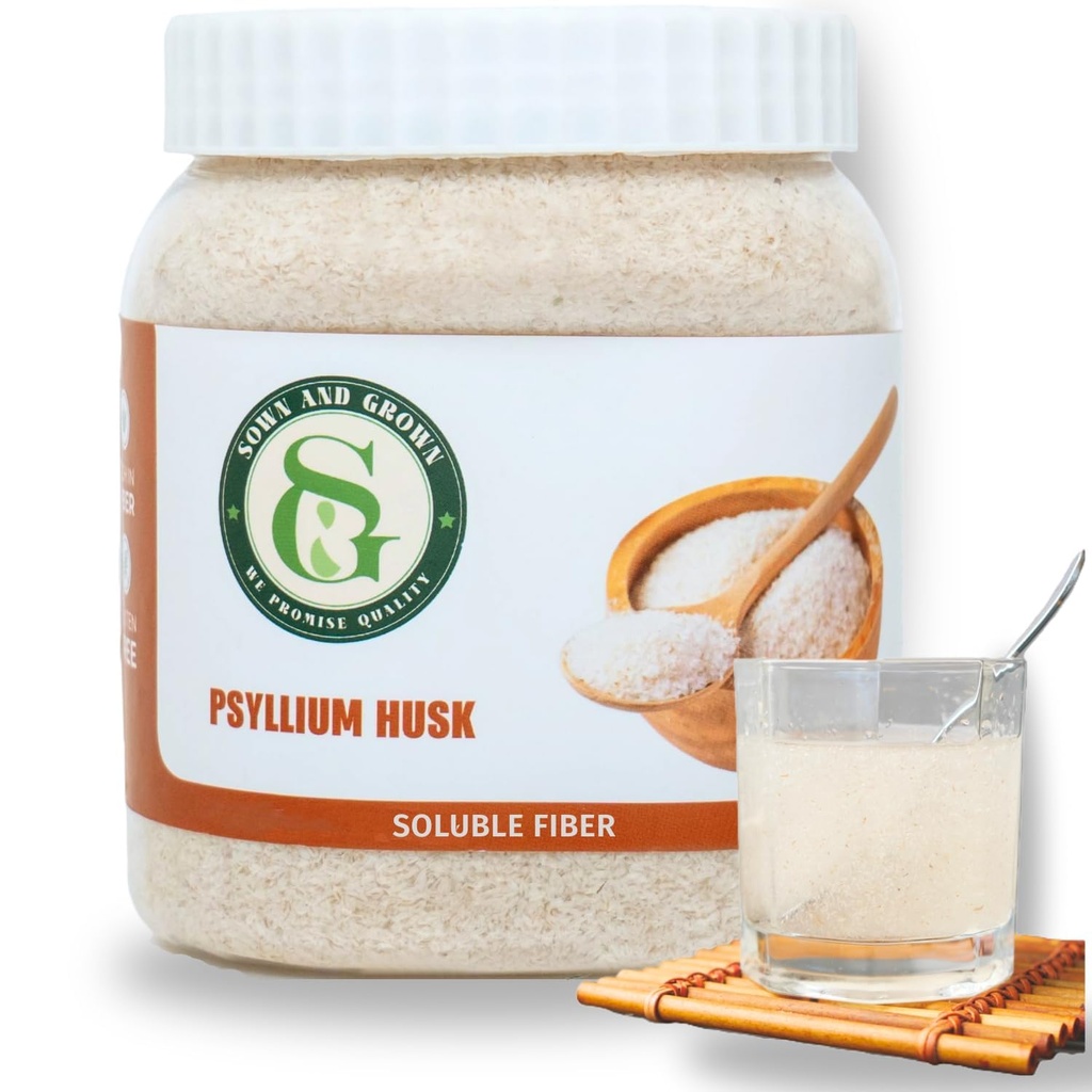 Psyllium Husk Whole, 12 Ounce - Whole Husk Fiber Supplement, Vegan, No Sugar or Artificial Sweeteners, Non GMO, Gluten Free