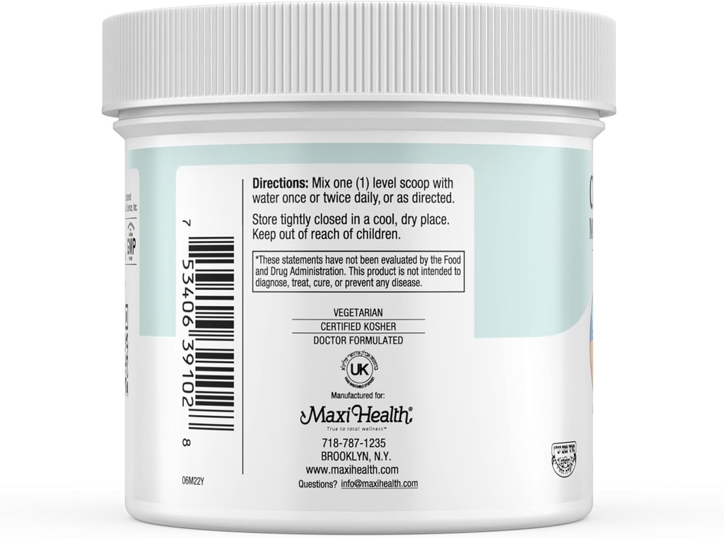 Maxi-Υγεία Μονοϋδρική Creatine για μυϊκή μάζα με L-Ταυρίνη και Ρίμπος σκόνη - συμπλήρωμα διατροφής για πριν και μετά την προπόνηση