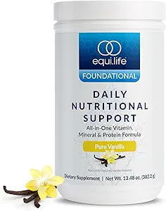 Günlük Beslenme Desteği, All-in-One Multivitamin Mealchange, Pure Vanilla Flavor, 15G Plant Protein, Destekler Genel Wellness Enerji, Digestion, & Skin, 14 Hizmet