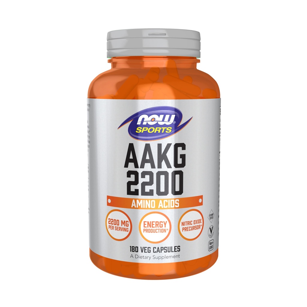 Şimdi Spor AAKG 2200, Arginine, Enerji Üretimi, 180 Veg Capsules