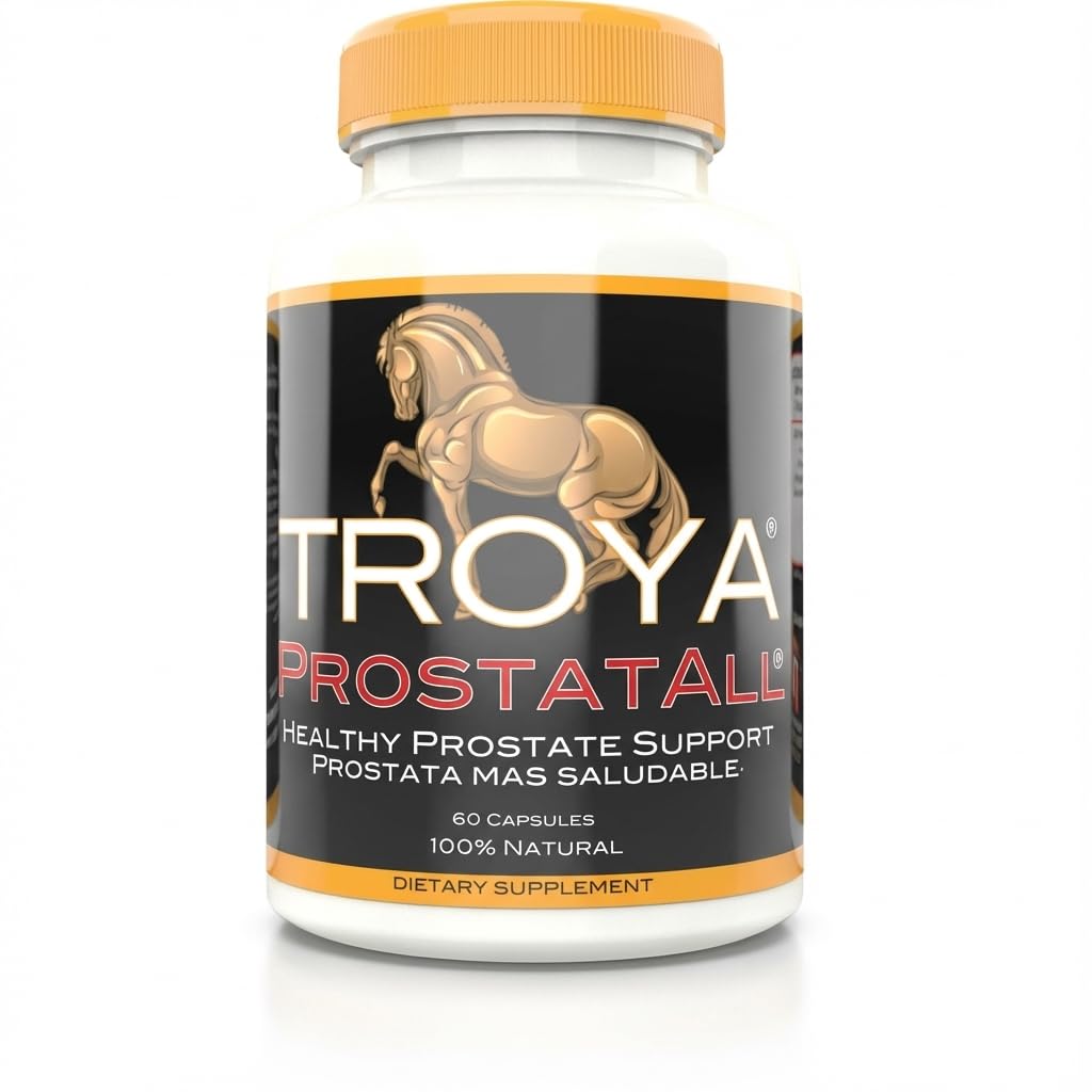 TROYA Supplement – Saw Palmetto, çinko, Stinging Nettle & Riley Tohumksiyonu – 60 Capsules – Prostate Health & Urinary Function Function
