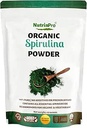 USDA Organik Spirulina Tozu ve Smoothy Mix; 100% Doğal ve Gluten Free, Yüksek Protein, Vitaminler, Antioksiler ve Mineraller (12 Ounces) (1)