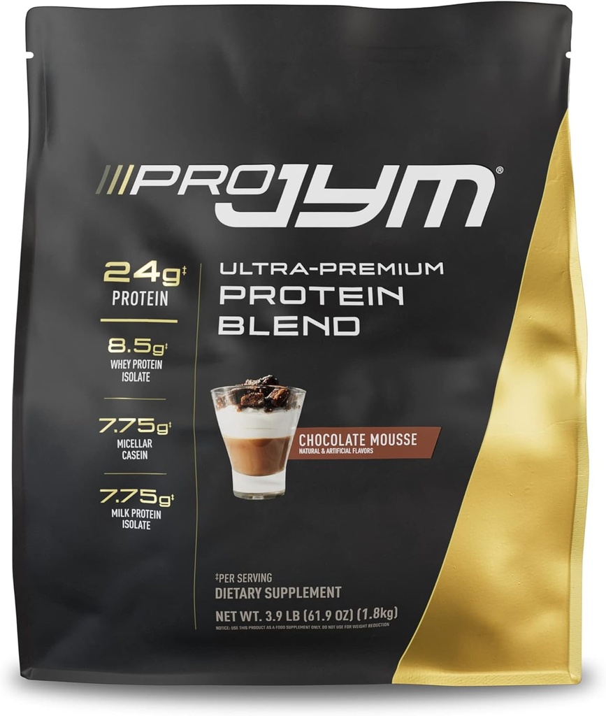 Pro JYM Chocolate Mousse protein Toz - Whey proteinleri, Vakalar ve Süt Proteinleri, Erkekler ve Kadınlar için Lean Muscle Binası, JYM Supplement Science, 45 Hizmetler