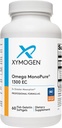XYMOGEN Omega MonoPure 1300 EC - 3X Greater Abors ile Balık Yağı - DHA EPA Omega 3 Supplement for Heart Health + Cognitive Support (60 Softgels)
