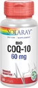 SOLARAY Bio CoQ-10 60 mg | Gelişmiş Aborpsiyon | Vitaminler A & E | Sağlıklı Kalp & Hücre Enerji Desteği | 60 Softgels
