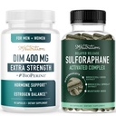 Sulforafane Complex & 400mg DIM συμπλήρωμα για την ενισχυμένη ισορροπία οιστρογόνων για τις γυναίκες 