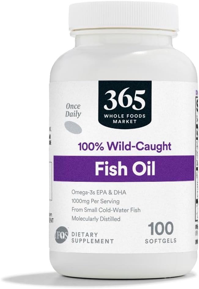 365 από το Whole Foods Market, Oil Fish 1000 Mg, 100 Softgels