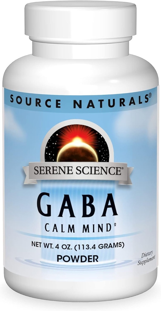 Source Naturals Serene Science GABA, Calm Mind - 4 oz Toz