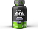 ORZAX 1000 mg Μαύρο Έλαιο Σπέρματος Βιολογικά Καψάκια Ψυχρού Πιέστε με 20mg Θυμοκινόνη για Ανοσολογική Υποστήριξη, Καλή Μαλλιά, Δέρμα, και αρθρώσεις (60 κάψουλες Soft Gel)