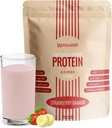 UpNourish Strawberry Banana Vegan Protein Toz 54 Superfoods Toz,1.5 milyar CFU Probiyotiks 21g Plantive Protein,No Sugar No GMO Dairy Free,Meal Change Shake Keto-Friendly Low-Carb Diyet,15 Hizmetler