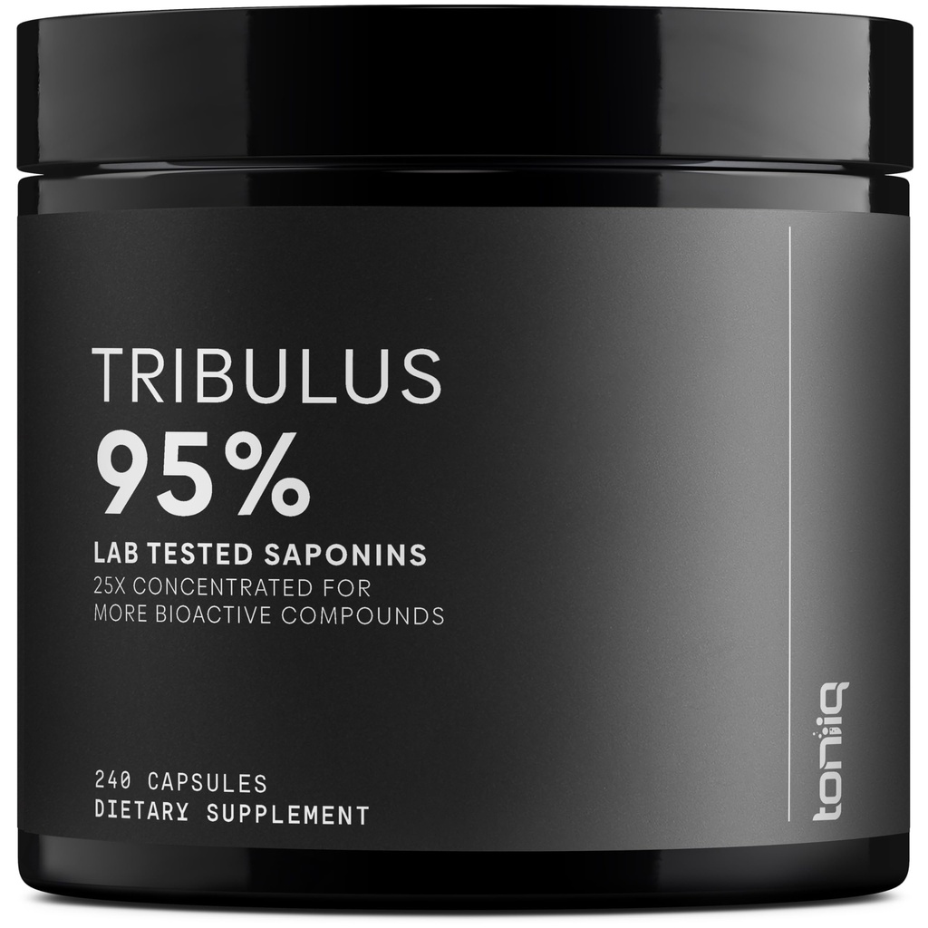 Tribulus Terrestris for Men - Ultra High Potency 25:1 Extract with 95% Sapoins - 1300mg Pure & Concentred Formula - Third-Party Lab Tested for Purity & Quality - 240 Κάψουλες