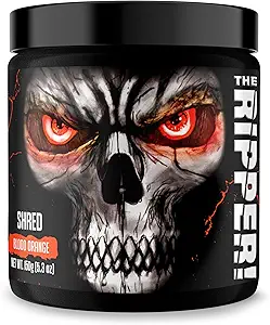 JNX SPORTS The Ripper! Termogenik Fat Burner - Blood Orange 30 Hizmetler | Gelişmiş Hızlı Termogenik Pre-Workout, Appetite Suppressant, Extreme Energy for Men & Women