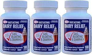 Fast Acting Lactase 540 Caplets Generic Lactase Hızlı Yasası 9000FC Caplet başına Birimler