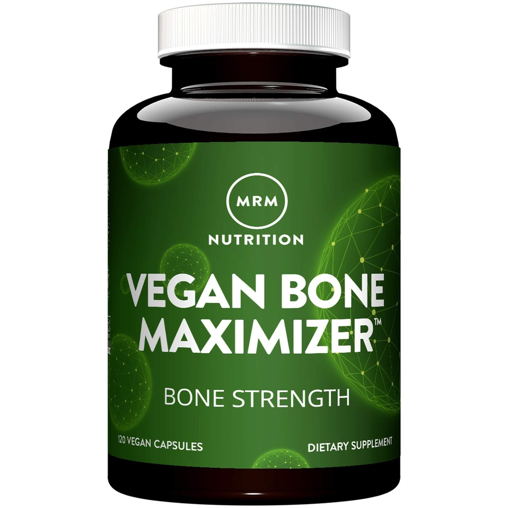 MRM Beslenme Vegan Bone Maximizer | Bone Strength + yoğunluk | Organik sertifikalı Algae | Vitamin K2 + D3 | Klinik Proven | Anti-Aging Beslenme | Gluten-Free | 30 Hizmet