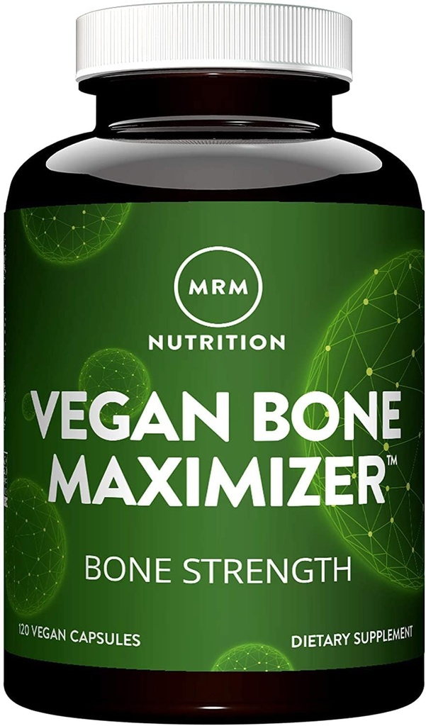 MRM Beslenme Vegan Bone Maximizer | Bone Strength + yoğunluk | Organik sertifikalı Algae | Vitamin K2 + D3 | Klinik Proven | Anti-Aging Beslenme | Gluten-Free | 30 Hizmet