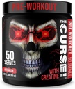 JNX SPORTS The Curse! Erkekler ve Kadınlar için Toz, Caffeine, Beta-Alanine, Kretine, L-Citrulline, 50 Hizmet, Sumelon Flavor – Enerji, Güçlü ve Odaklı