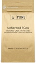 Pure Original Materialss Unflavored Instantized BCAA (1lb) Toz, Branşlı Zincir Esasları, Tamamlanmış Zincirler
