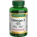 Nature's Bounty Omega-3 + D3 Fish Oil 1200 mg / Vitamin D3 1000IU 90 softgels