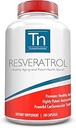 Trusted Nutrients Resveratrol Supplement - Sağlıklı Ağ ve Kalp Sağlığı Ölmüş - Trans Resveratrol, Grape Seed, Acai Berry ve Maqui Berry – 1000 mg 180 Capsules