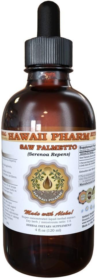 Hawaii Pharm Saw Palmetto (Serenoa Repens) 4 fl.oz (120 ml)