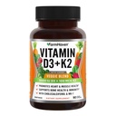 FarmHaven Vitamin D3 K2 Κάψουλες - 5000 IU D3 και 100 mcg K2 - Cholecalciferol MK7 με Veggie Fruit Blend - Βιταμίνη D K2 Συμπλήρωμα για το ανοσοποιητικό σύστημα & την υγεία της καρδιάς - Χορτοφαγικά, Μη ΓΤΟ, 90 Caps
