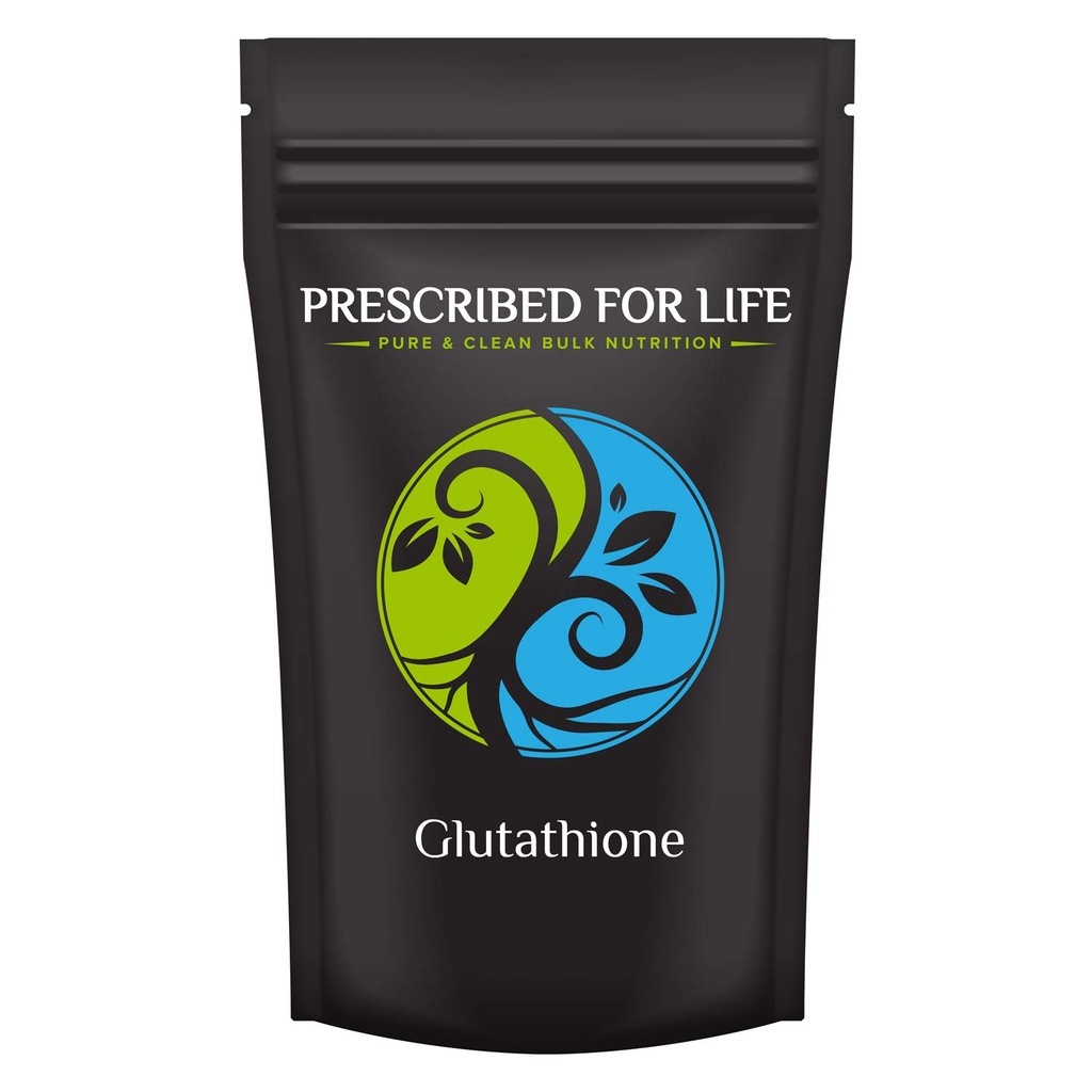 Prescribed For Life L Glutathione Powder, Pure Reduced Glutathione, Tripeptide of Amino Acids Glycine, Glutamine, and Cysteine, Antioxidants Supplement (25kg)
