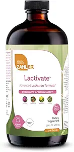 Zahler Lactivate, Lactation Support Supplement Anneleri Süt Kalitesini ve Sayıyı artırmak için, Tüm Doğal Emzirme Taslağı, Sertifikalı Kosher Postnatal Vitamin, 16oz