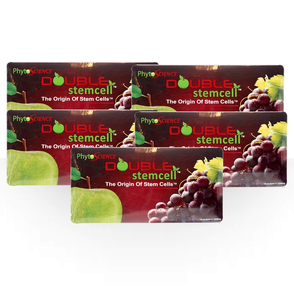 5 X Phytoscience Double Stemcell Best Anti Aging (Swiss Quality Formula) + Free Shipping