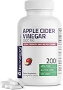 Bronson Apple Cider Vinegar 3000 MG In Extra Strength - Non-GMO, 200 Vegetarian Tabletler
