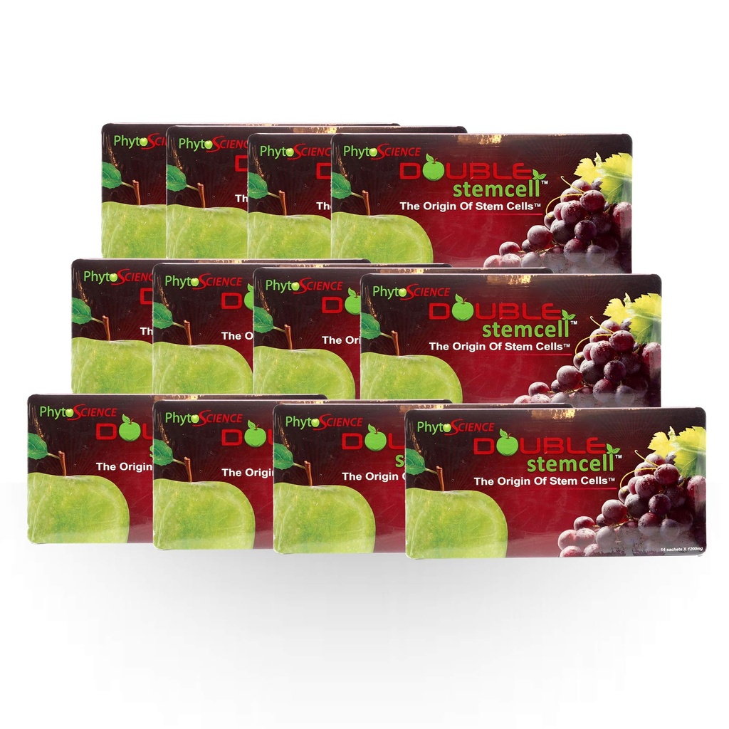 Phytoscience 12 Packs Phytocelltech Apple & Grape Double Stemcell Anti Aging