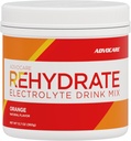 AdvoCare Rehydrate - Ηλεκτρολυτικό Μείγμα Ποτού - Περιλαμβάνει Μαγνήσιο, Νάτριο, Κάλιο & Ασβέστιο - Αντιοξειδωτικό & Αμινοξύ Ενισχυμένο - Υποστηρίζει Ενυδάτωση & Ανάκτηση - Πορτοκαλί, 12,7 oz