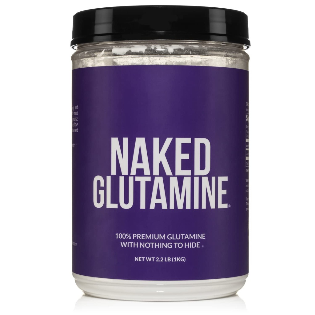 Pure L-Glutamine ABD'de gerçekleştirildi - 200 Hizmet - 1.000g, 2.2lb Bulk, Vegan, Non-GMO, Gluten ve Soy Free. MiniClick Muscle Break & improve Protein Synthesis. Katkı yok