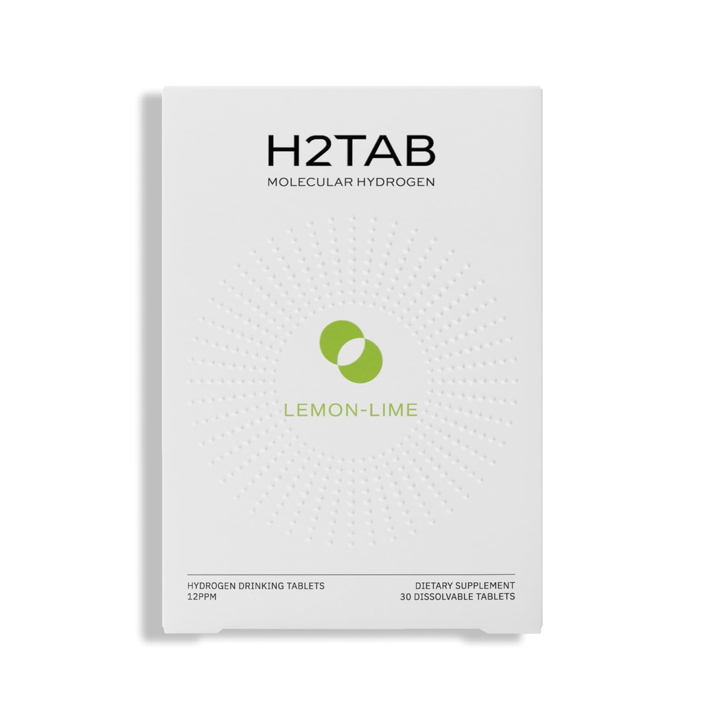 H2Tab Molecular Hydrogen Water Drinking Tablets, 30 Count | 12 PPM, Supports Muscle Recovery & Metabolism, Cellular, Brain & Gut Health, H2 Antioxidant, Magnesium-Based