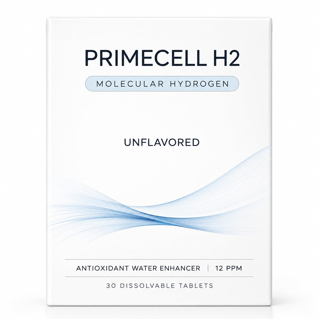 Primecell H2 Molecular Hydrogen Tablets, Cellular Health Support, 30 Ct (1)