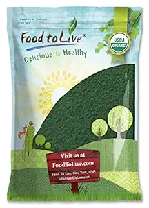 Τρόφιμα για τη ζωντανή οργανική σκόνη Spirulina, 8 Λίρες — Μη ΓΤΟ, Kosher, Ακατέργαστη μπλε-πράσινη άλγη, Vegan Superfood, Μαζική, μη-ακτινοβολημένη, Pure Vegan Πράσινη πρωτεΐνη, πλούσια σε βιταμίνες & ορυκτά, Μεγάλη για τα ποτά