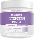 FemoSitol Inositol Toz | Myo-Inositol & D-Chiro Inositol Kompleks - Klinik olarak Proven 40:1 Oran (Vitamin B8) | Ps, Hormonal Denge ve Sağlıklı Ovarian Fonksiyonl Desteği (123 gram - 60 Hizmet)