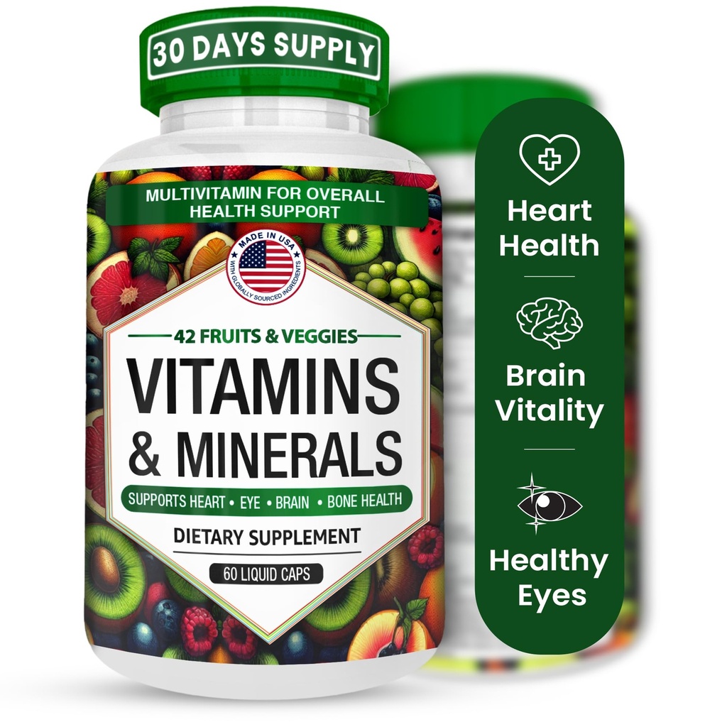 Immune Support Daily Multivitamin Capsule Antioksit Sistem 60 Capsules For Immunity System 60 Capsules