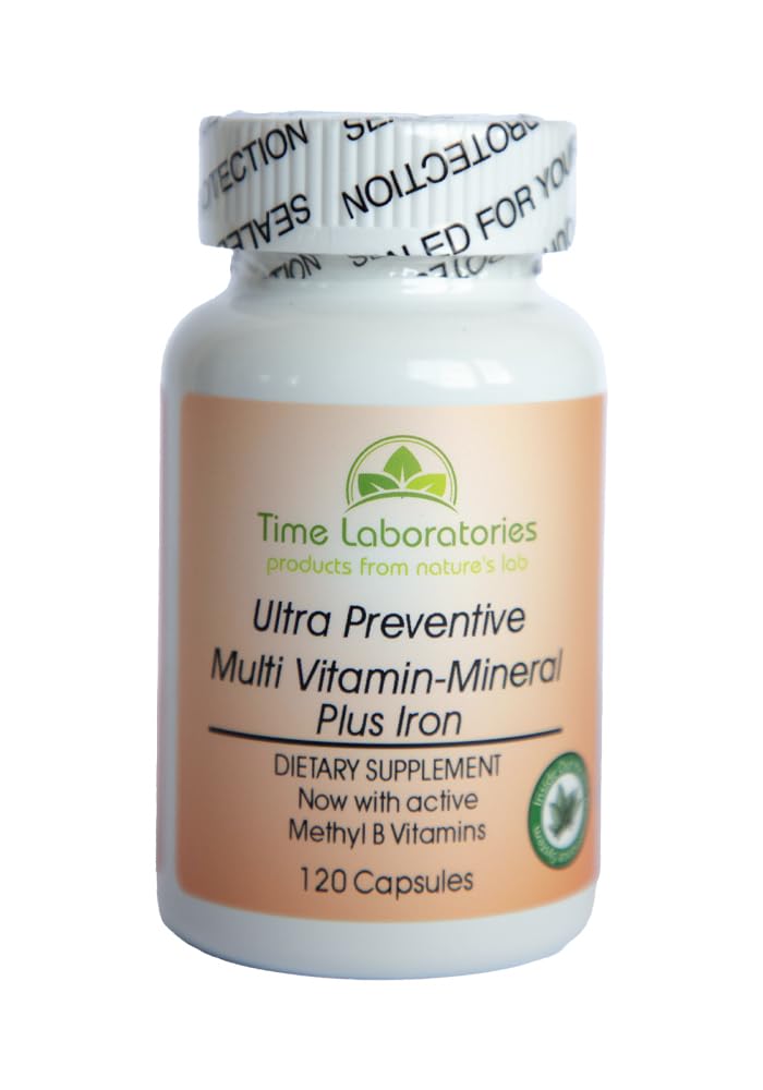 Ultra Preventive High Potency Vitamin/Mineral Capsules + Iron (120)