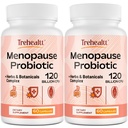 Menopause supplements for women, 120 Billion CFU Probiotic, 13-in-1 Herbs & Botanicals Complex, for Hormone Menopause, Hot Flashes, Night Sweats, Mood Swings, Sleep Disturbances, Vegan, 120 Caps