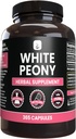 PURE ORIGINAL INGREDIENTS White Peony (365 Capsules) Magnezyum Or Rice Fillers, Always Pure, Lab TY