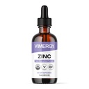 Kadınlar ve Erkekler için Vimergy Organik Çinko Supplements (7.5 mg Sıvı Çinko Oda başına) Hızlı Destek, Sağlıklı Bones & Skin, USDA sertifikalı Organik, Vegan, 27 Hizmete Kadar (55 mL)