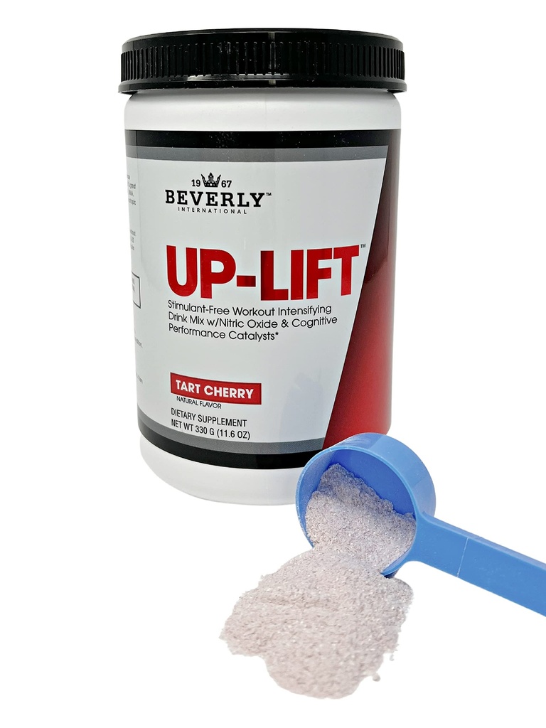 Beverly International Up-Lift Stimulant Free 330 gram. Workout Energy Drink Mix w/Nitrik Oksit & Cognitive Performance Catalysts. UP Your Game. Beta Alanine, L-Citrulline, L-Tyrosine.