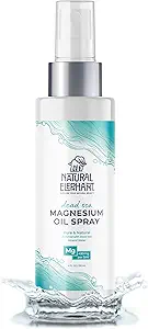 Natural Elephant Dead Sea Magnezyum Oil Spray for Topical Use | 100% Pure | 4 fl oz (120 ml)| Rahatlama ve Well-Being