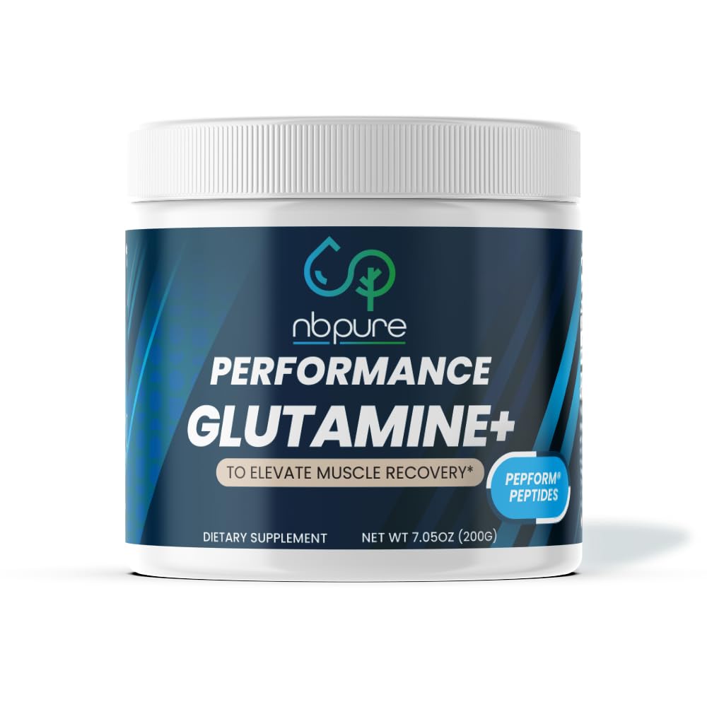 nbpure Performance Glutamine+: PepFormTM Glutamine Peptides – Μη ΓΤΟ αποκατάσταση των μυών & υγεία των ούλων – Leaky Gut, ανοσοποιητική υποστήριξη